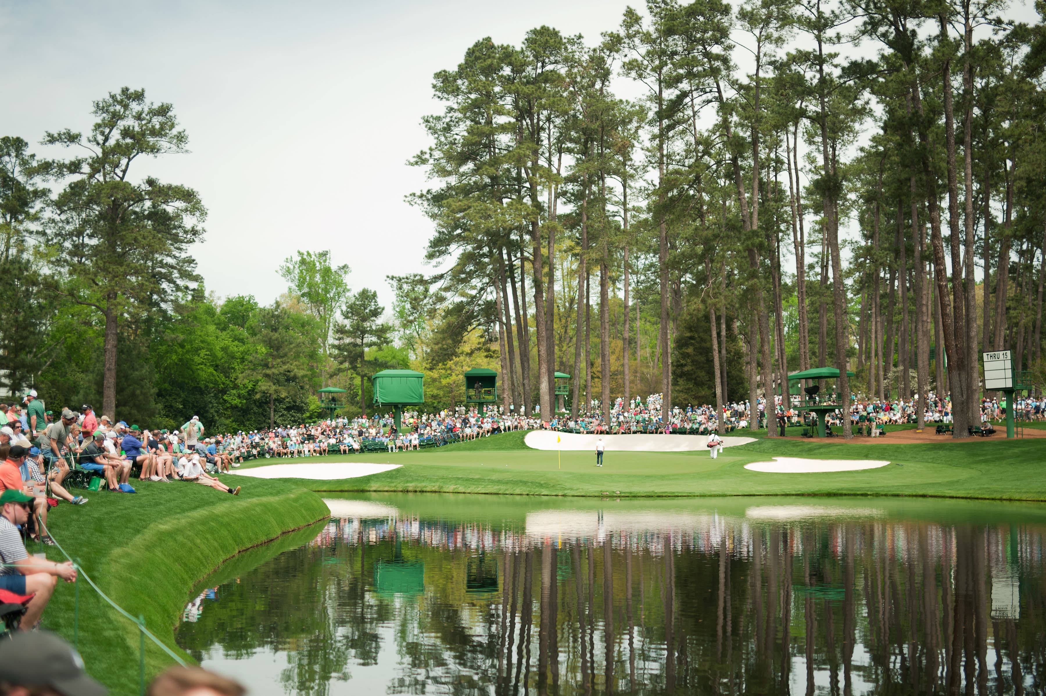 A view across Augusta National Golf Club during Masters week.